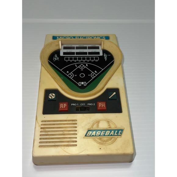 Micro Electronics Other - Vintage Micro Electronics Handheld Baseball Game Retro Electronic Toy Hong Kong